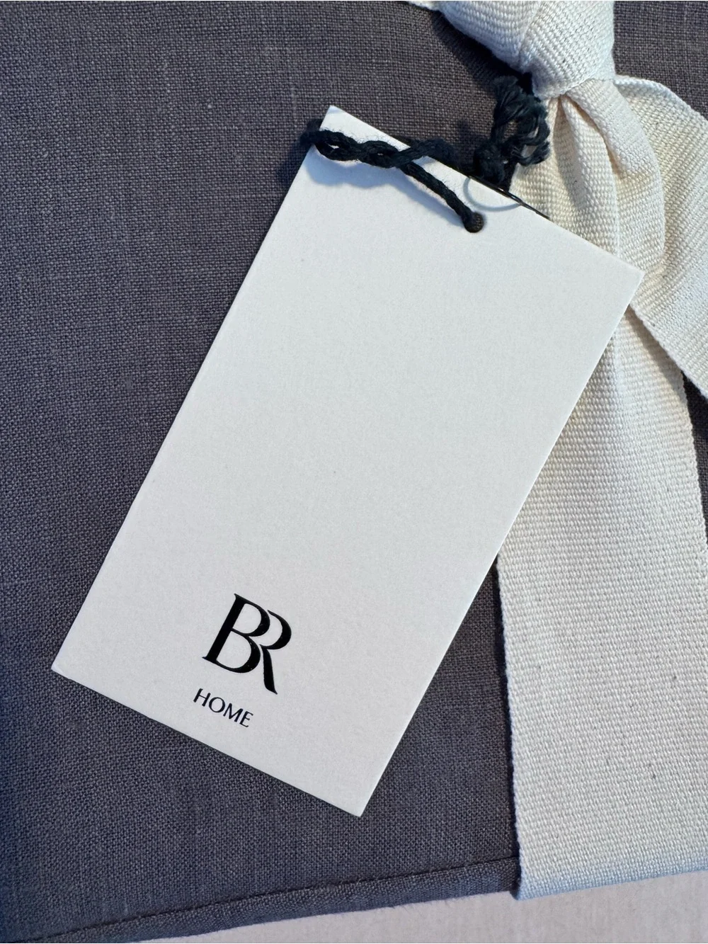 NWT Banana Republic Fine Linen Sheet Set - Cal King - Thunder (Charcoal)